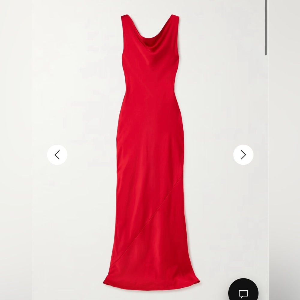 Norma Kamali Satin Gown